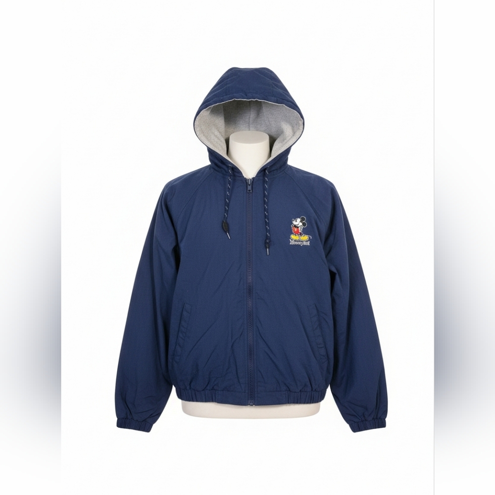 Disney Navy Windbreaker with Hood
